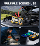 Car Jump Starter, 5000A 12V Battery Jumper Starter Portable, Up to 10L Gas/8L Diesel Engines, Booster Car Starter Jump pack, Jump Box with Jumper Cables, LED Light, Long Standby