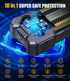 VACASSO Car Jump Starter, 5000A Car Battery Jump Starter for Up to 10L Gas and 8L Diesel Engines, 12V Portable Jumper Starter Power Pack with Booster Car Starter Jump Box, LED Light, Jumper Cable