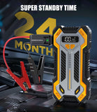 VACASSO Car Jump Starter, 5000A Car Battery Jump Starter for Up to 10L Gas and 8L Diesel Engines, 12V Portable Jumper Starter Power Pack with Booster Car Starter Jump Box, LED Light, Jumper Cable